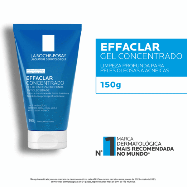 EFFACLAR CONCENTRADO GEL LIMPEZA FACIAL 150g - Imagem 6