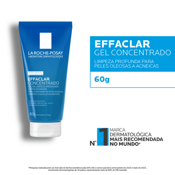 EFFACLAR CONCENTRADO GEL LIMPEZA FACIAL 60g - Imagem 3