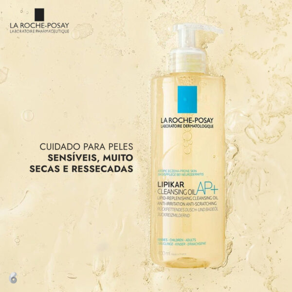 LIPIKAR CLEANSING OIL AP+ 400ml - Imagem 2