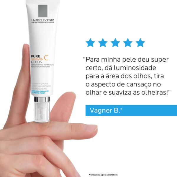 PURE VITAMIN C OLHOS COM ÁCIDO HIALURÔNICO 15ml - Imagem 4