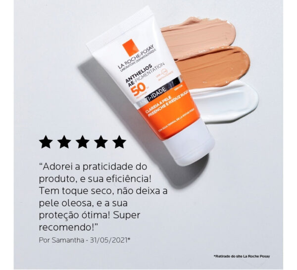 ANTHELIOS PROTETOR SOLAR COR MORENA FPS50 40g - Imagem 5